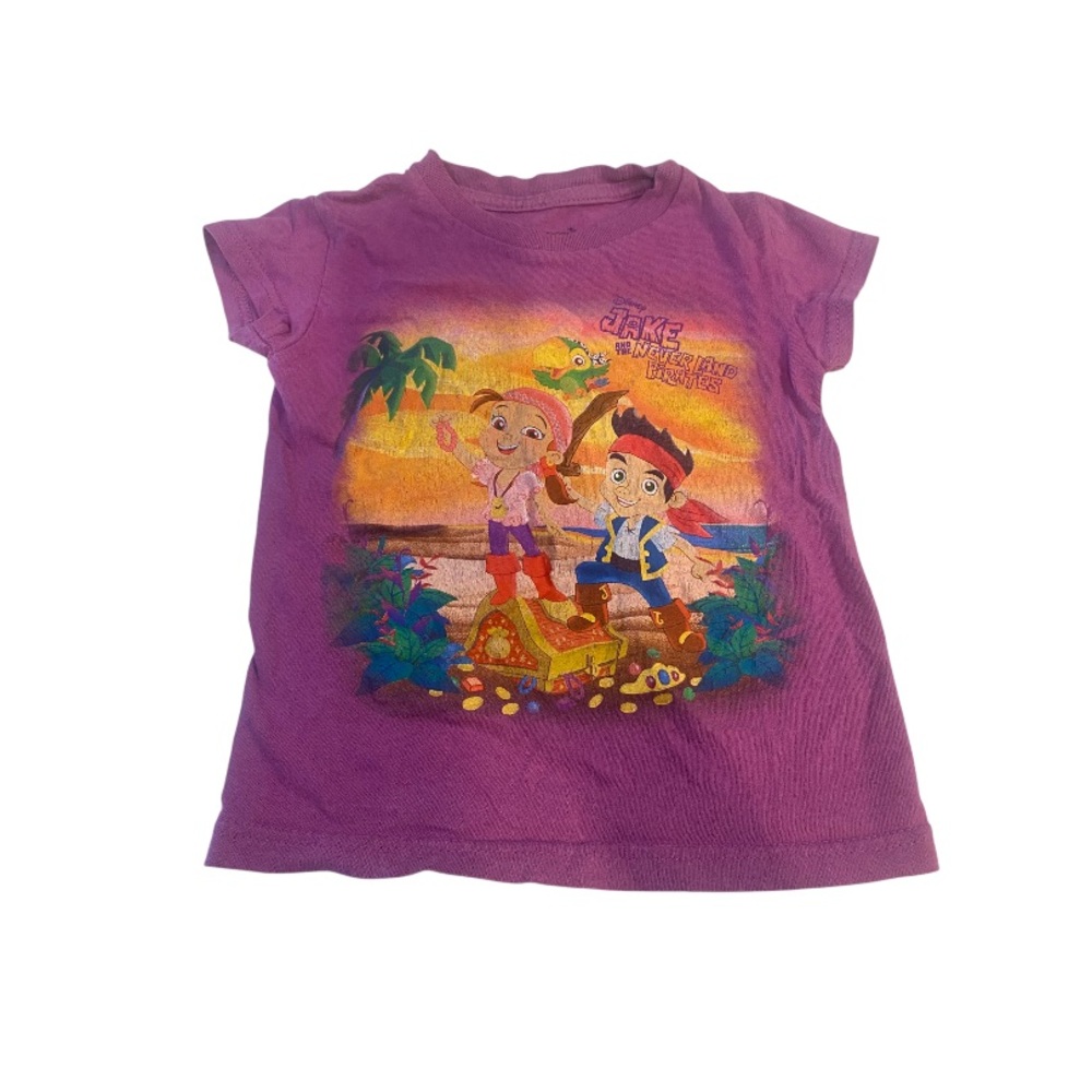 Vintage Jake and the Neverland Pirates Graphic Shirt Girls size 4